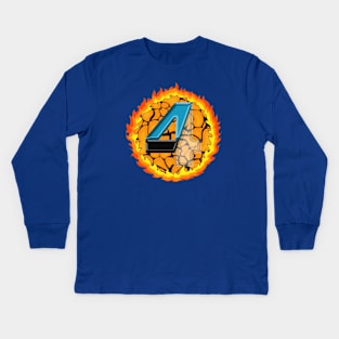 Four Fantastic Powers Kids Long Sleeve T-Shirt